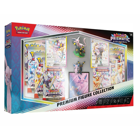 Caja Premium Figura Collection Prismatic Evolutions - Inglés 🇬🇧 y Español 🇪🇸