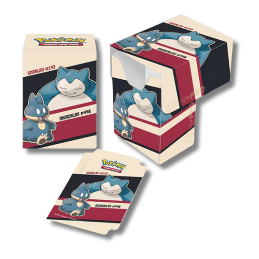 Caja de Mazo Snorlax y Munchlax Deck Box 80 Cartas - Ultra Pro
