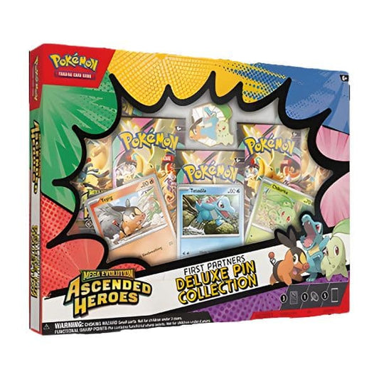 First Partners Deluxe Pin Collection Ascended Heroes - Inglés 🇬🇧 y Español 🇪🇸