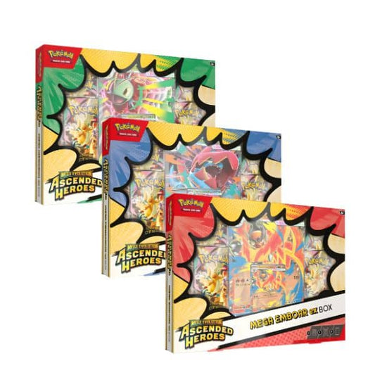 Premium Mega EX Box Ascended Heroes - Inglés 🇬🇧 y Español 🇪🇸